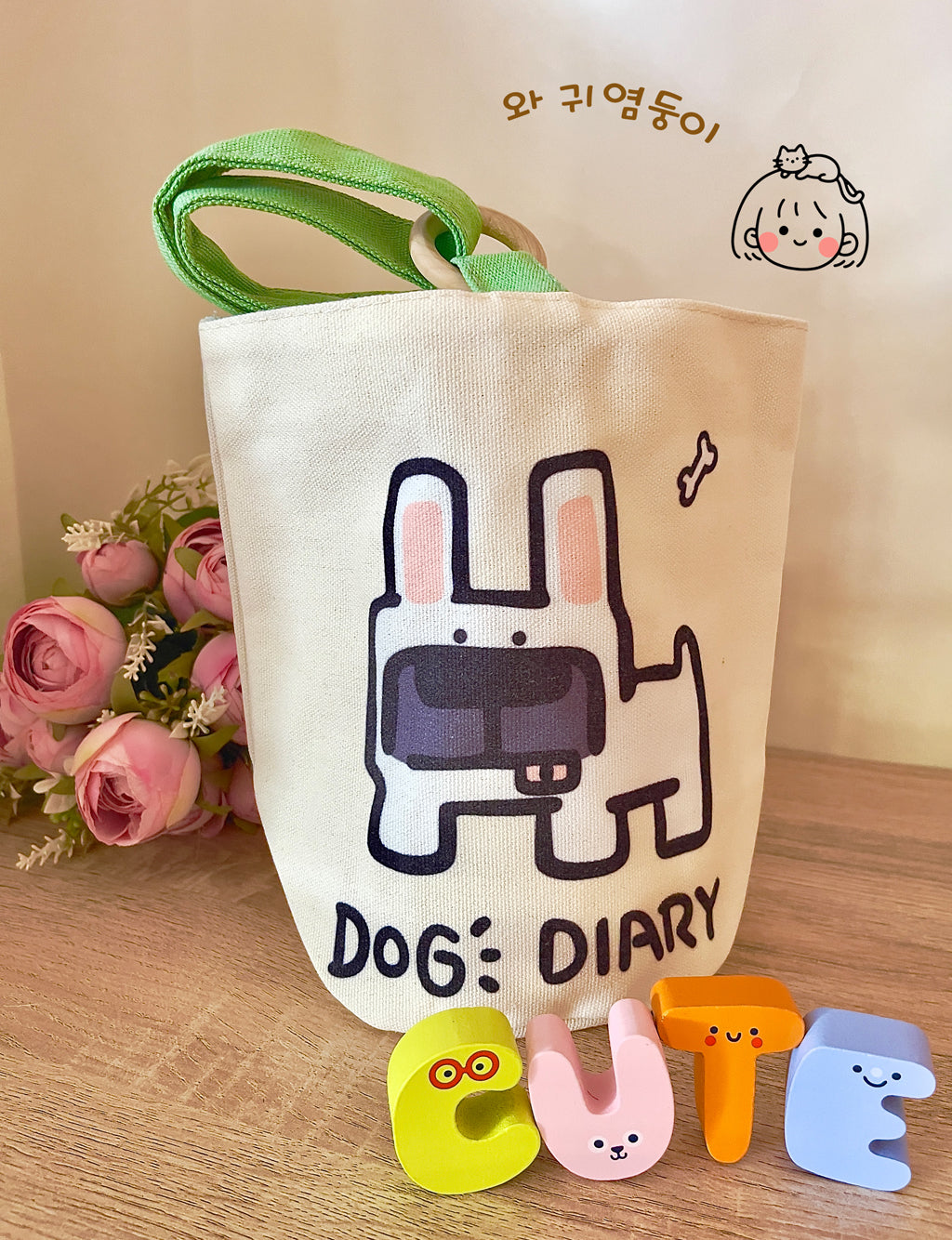 Diary Tote Bag