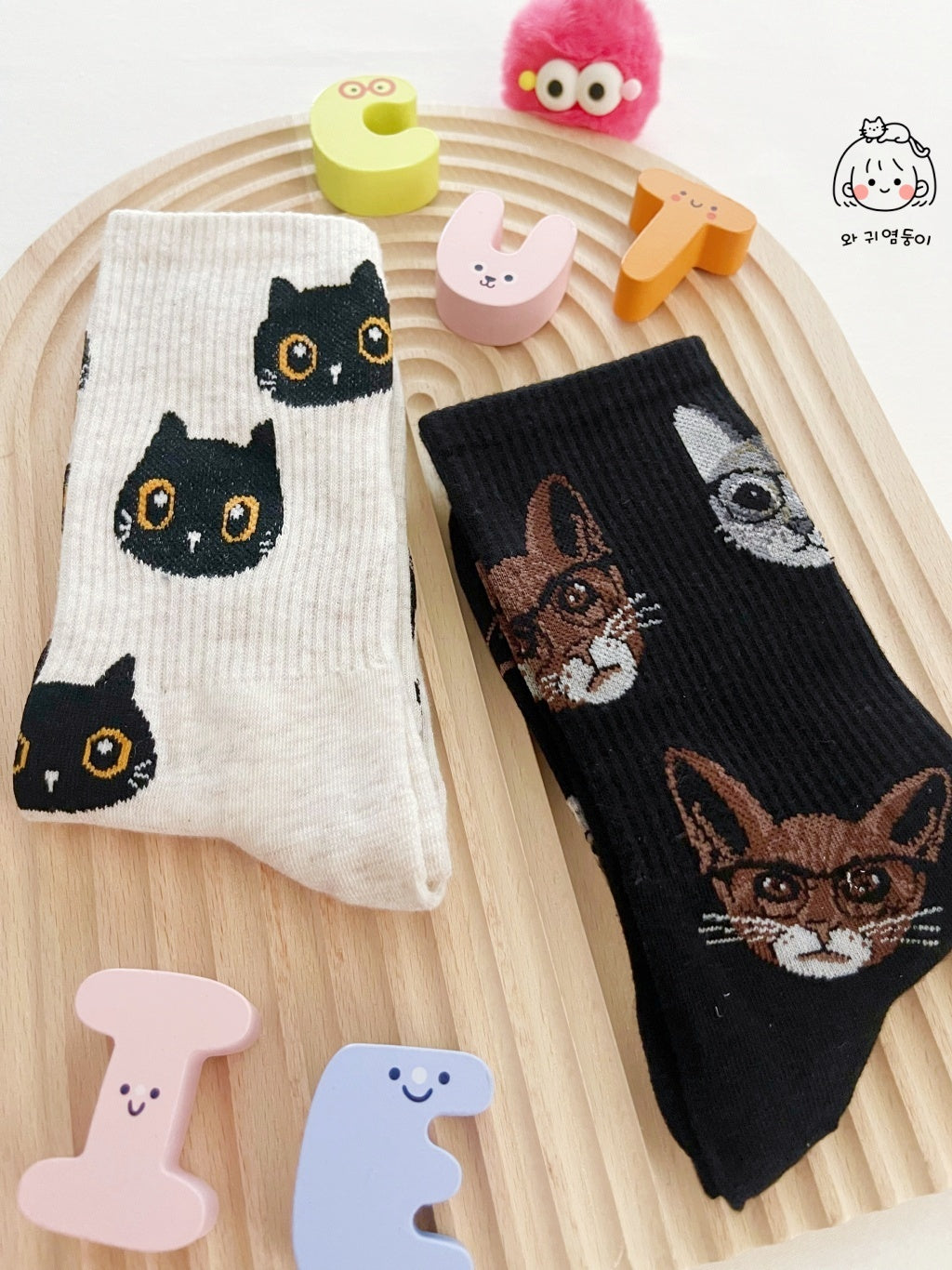 Cat Pals Socks