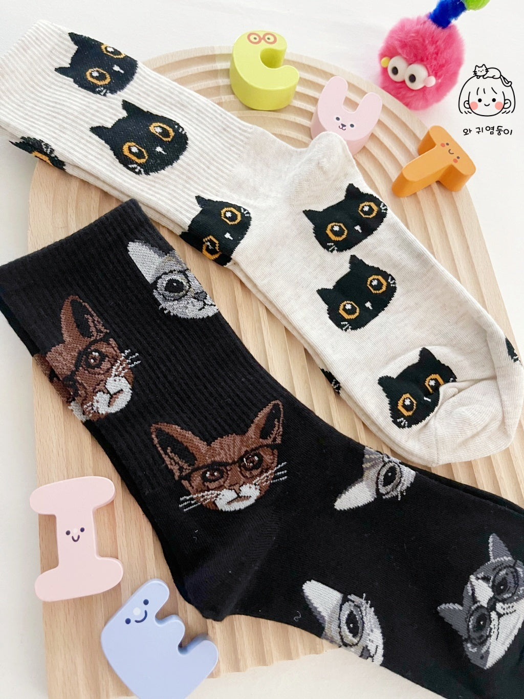 Cat Pals Socks