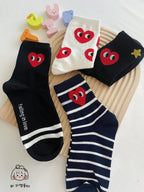 Fun Heart Socks