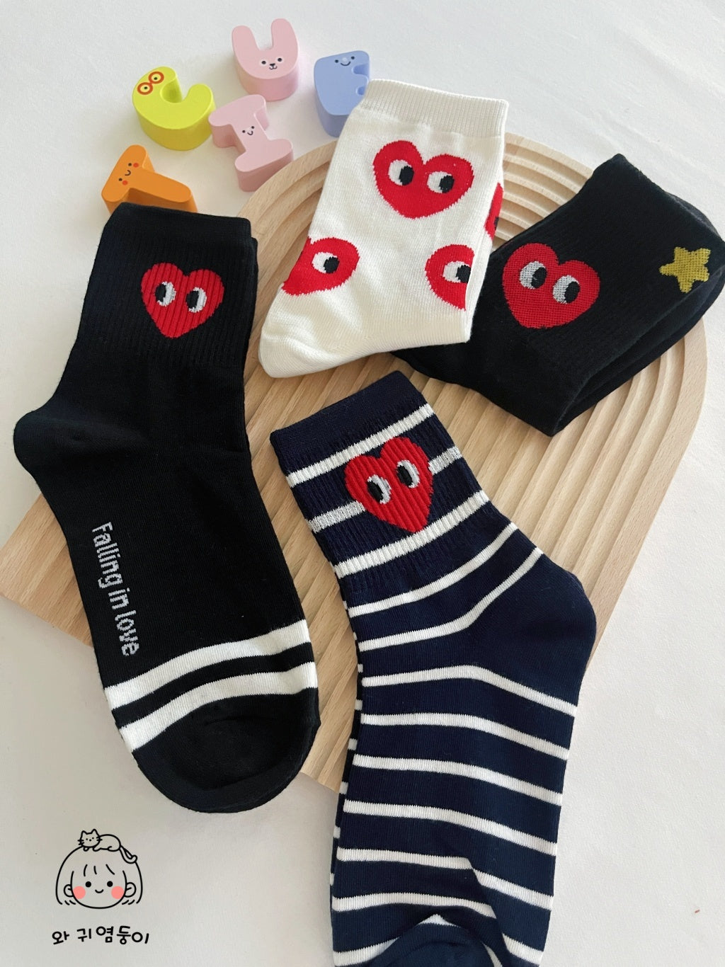 Fun Heart Socks