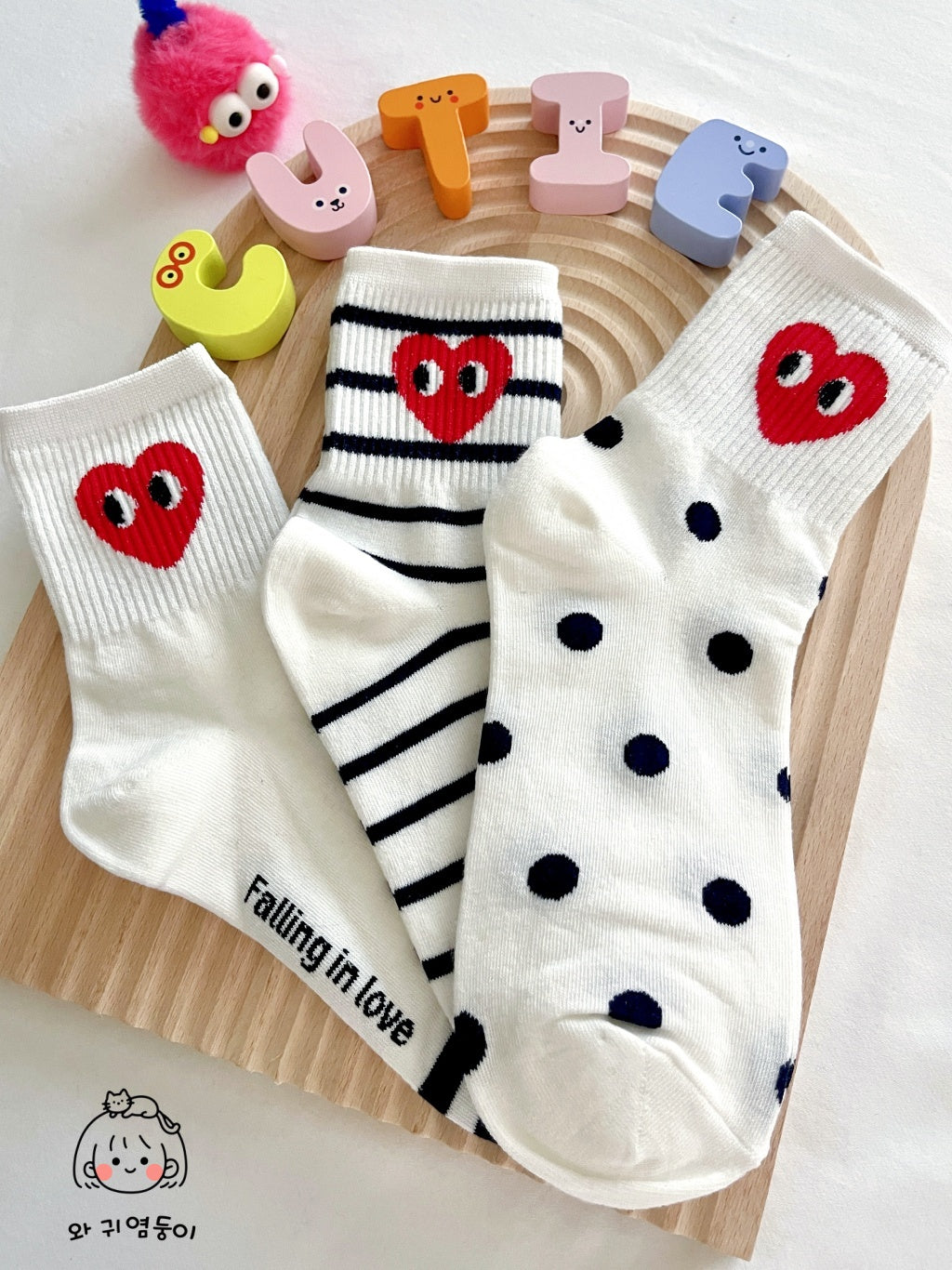 Fun Heart Socks