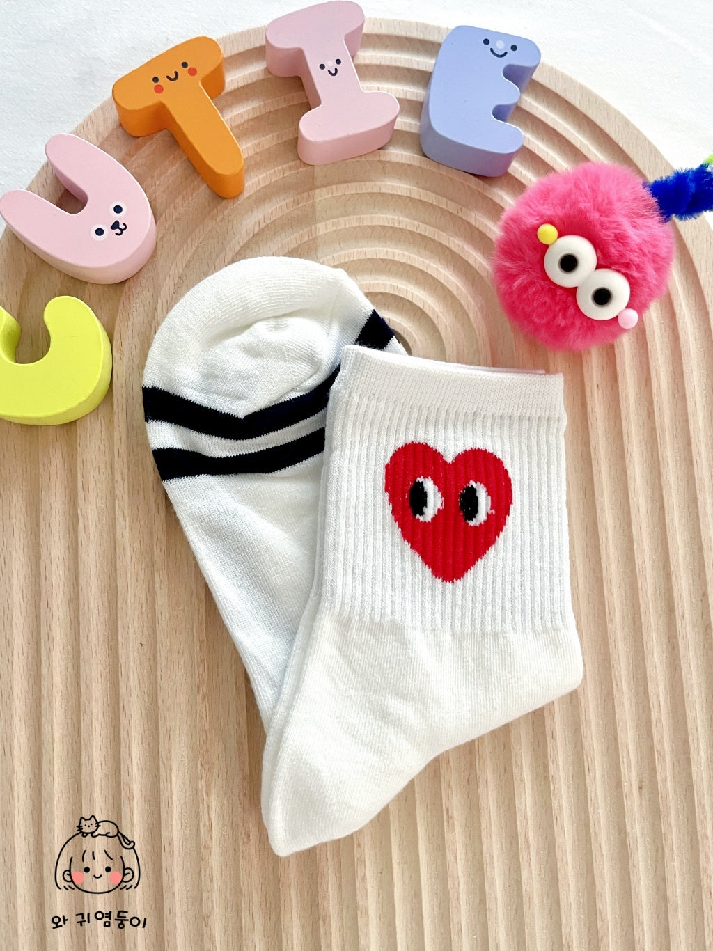 Fun Heart Socks