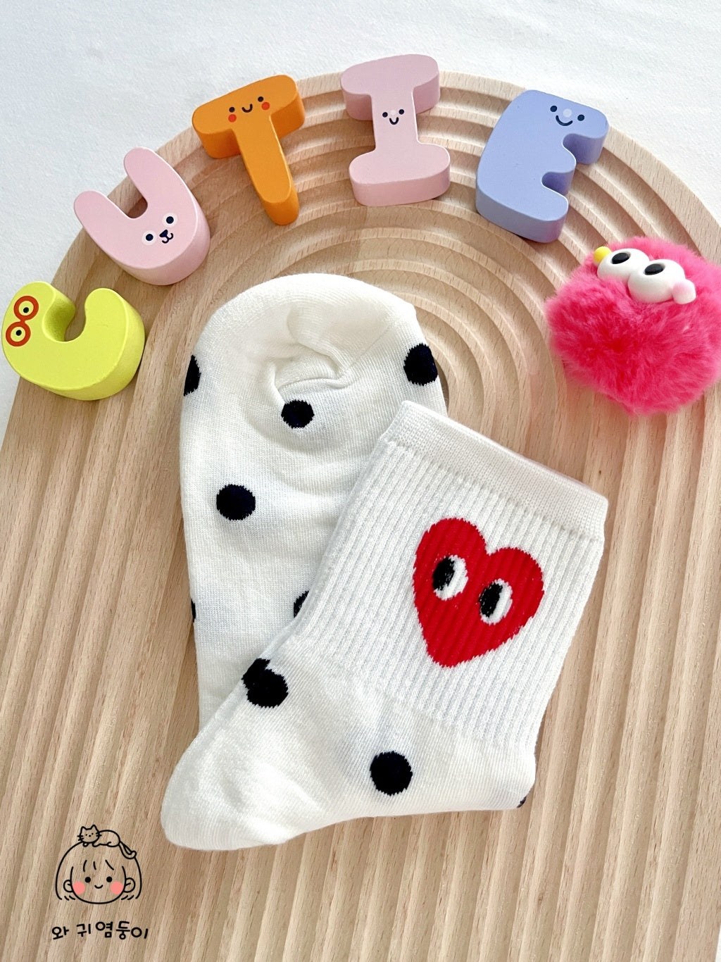 Fun Heart Socks