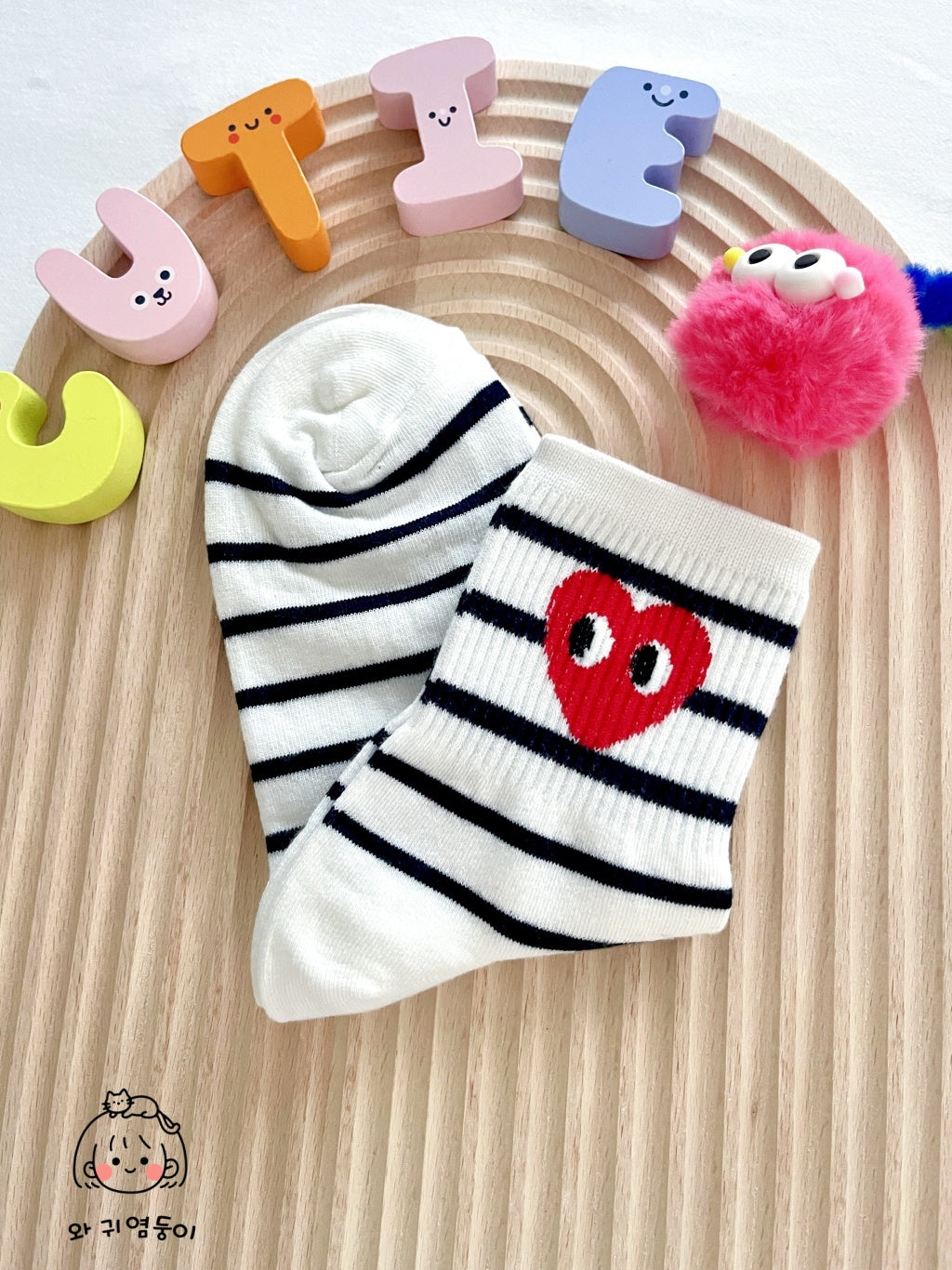 Fun Heart Socks