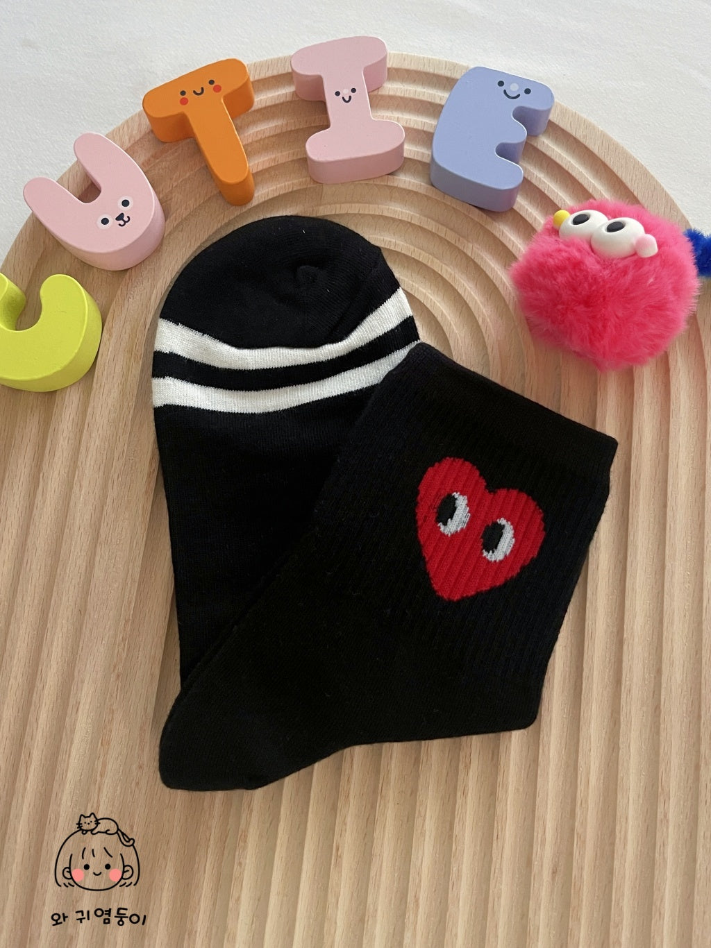 Fun Heart Socks