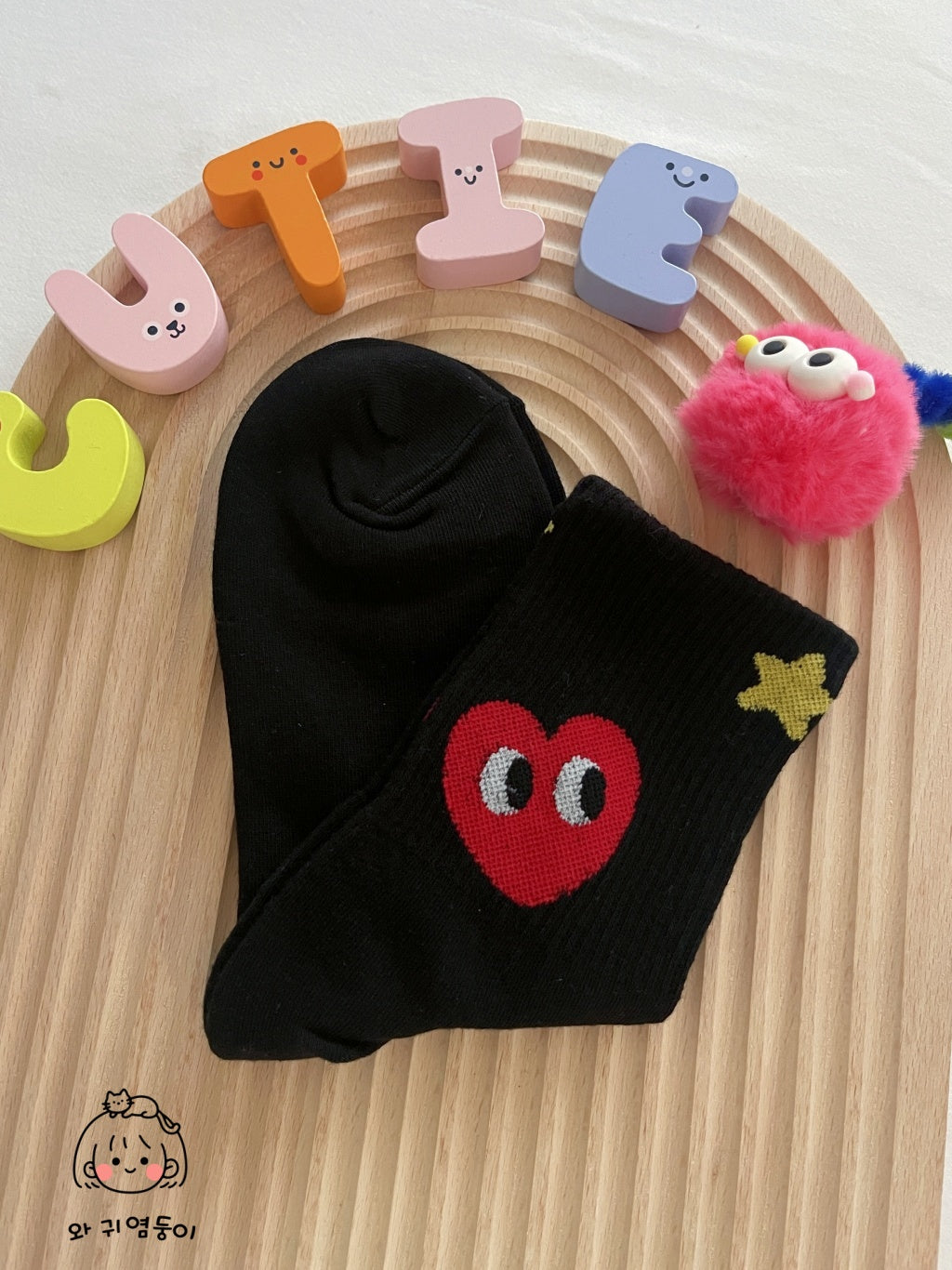 Fun Heart Socks