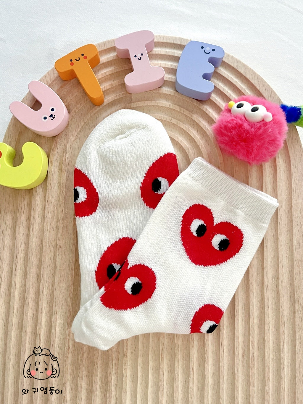 Fun Heart Socks