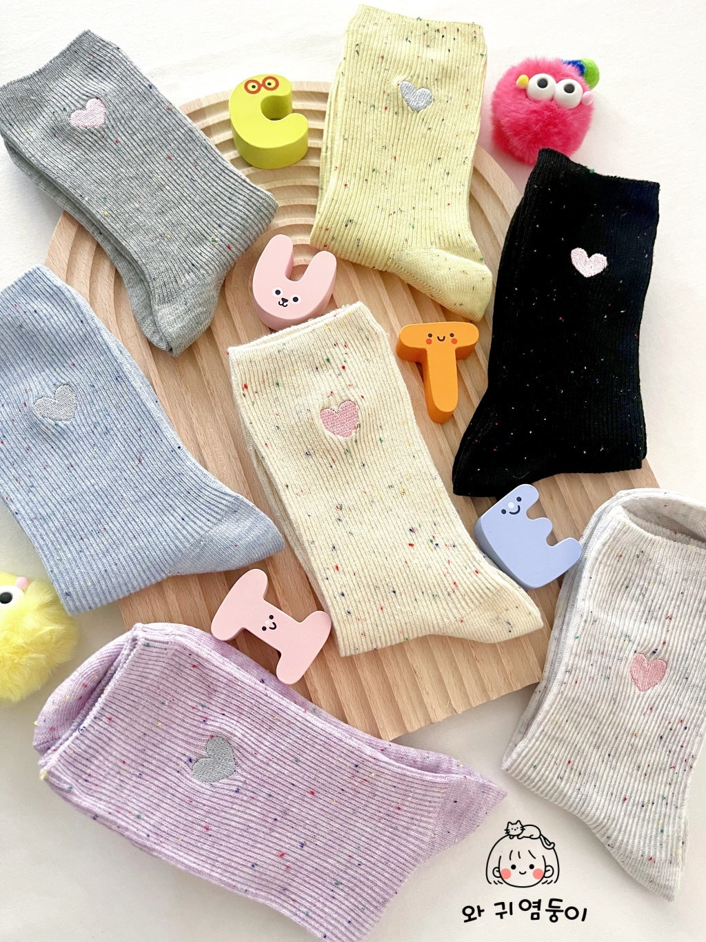 Lovely Heart Socks