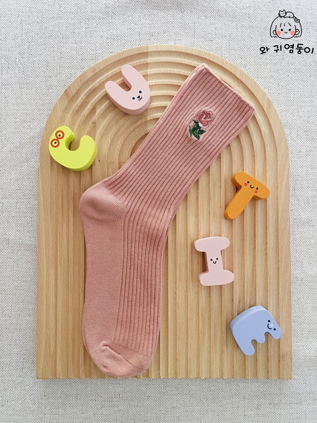 Floral Charm Socks