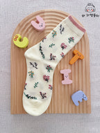 Floral Charm Socks