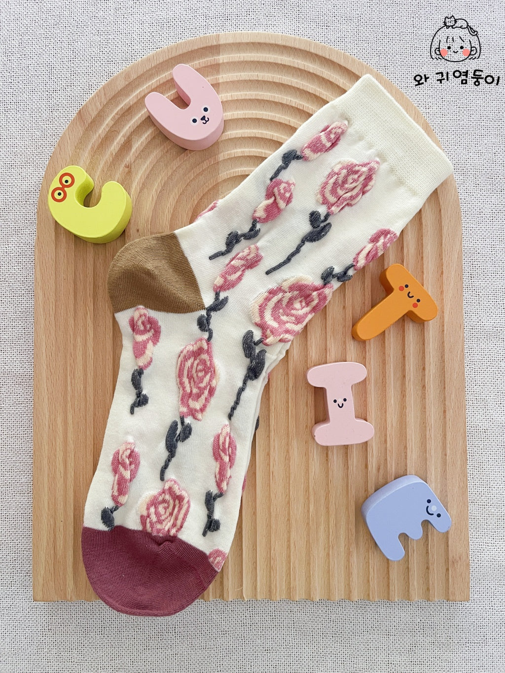 Floral Charm Socks