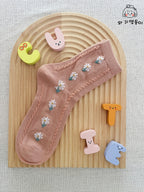 Floral Charm Socks