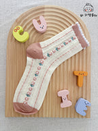 Floral Charm Socks