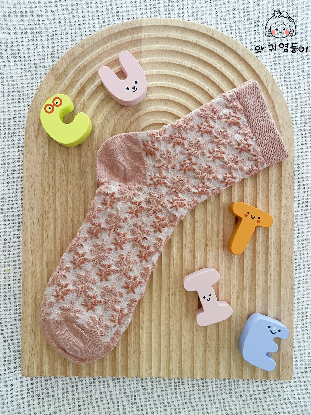 Floral Charm Socks