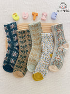 Vintage Garden Socks