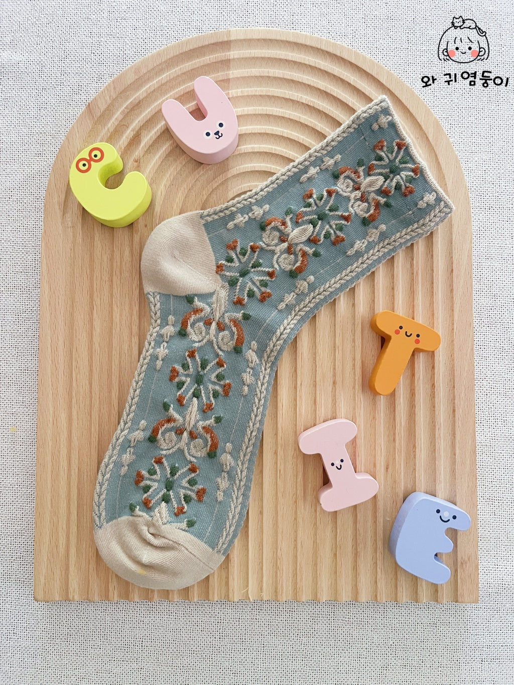 Vintage Garden Socks