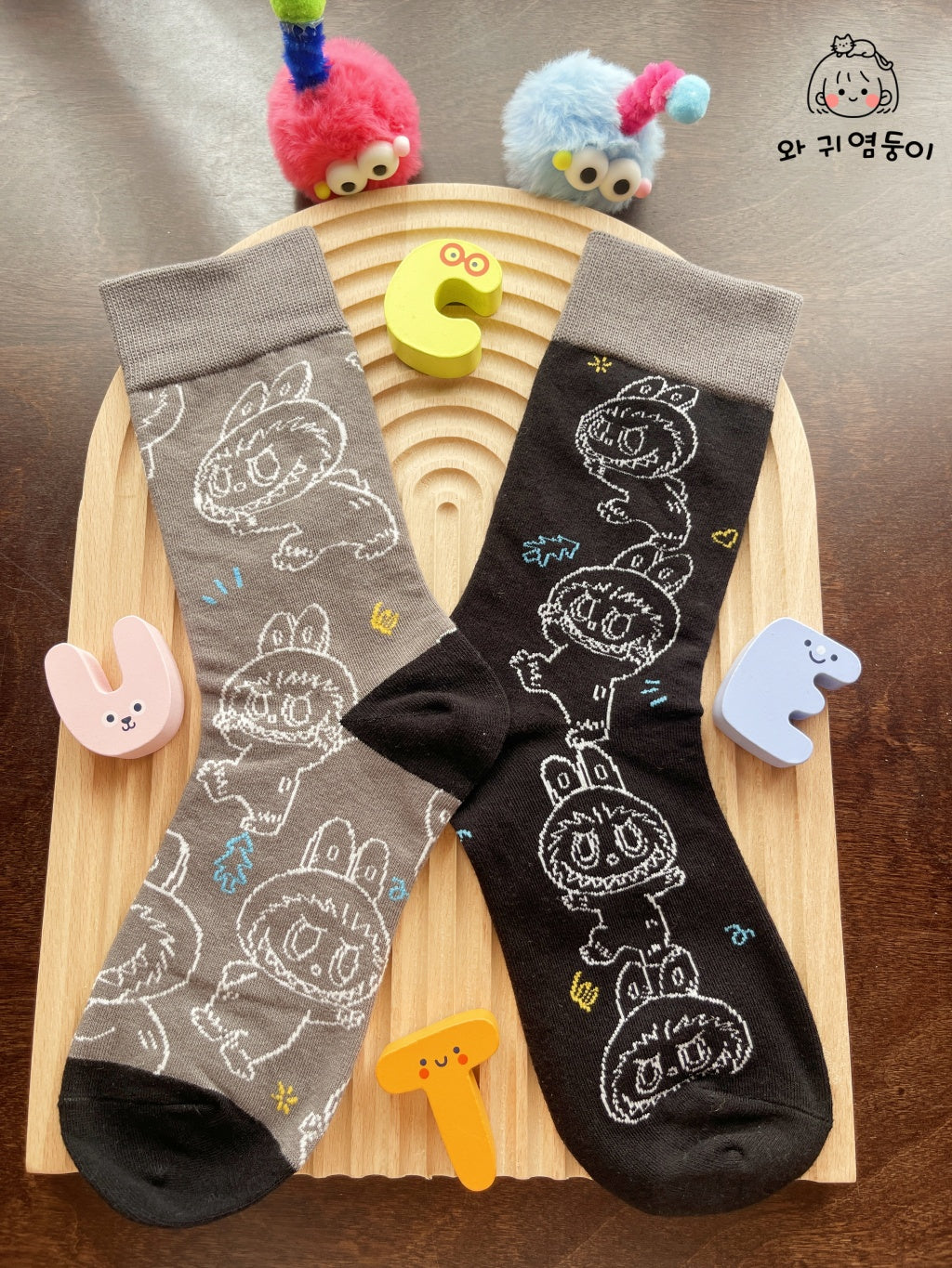 Labubu ABtype Socks