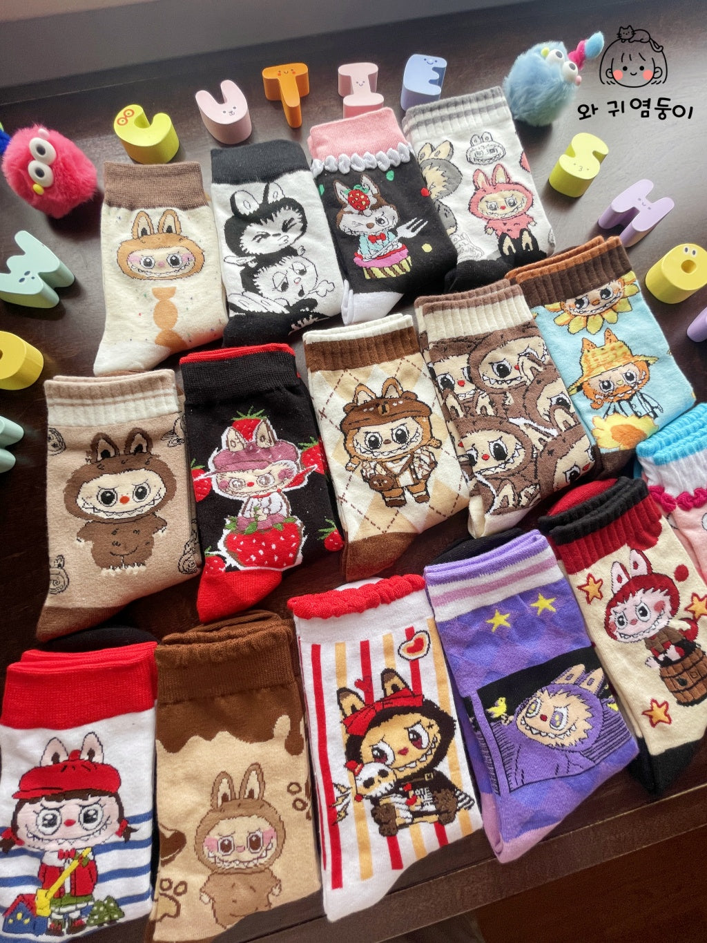 Labubu Clorful Socks