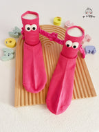 Eyeball Holding-hands Socks