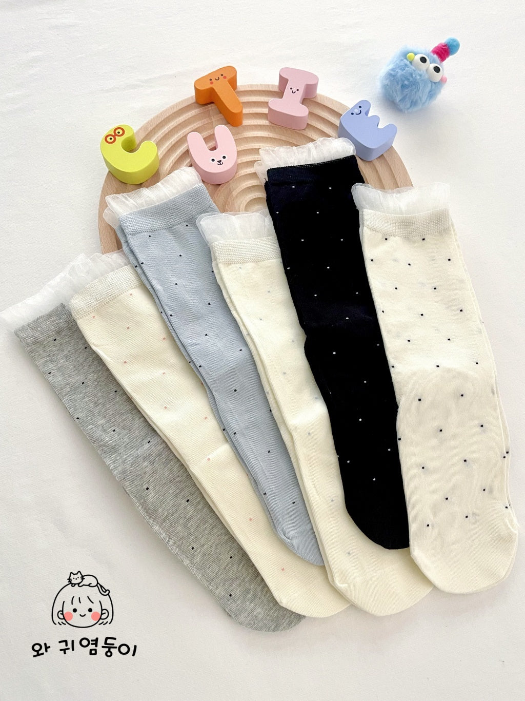 Cute Dotty socks