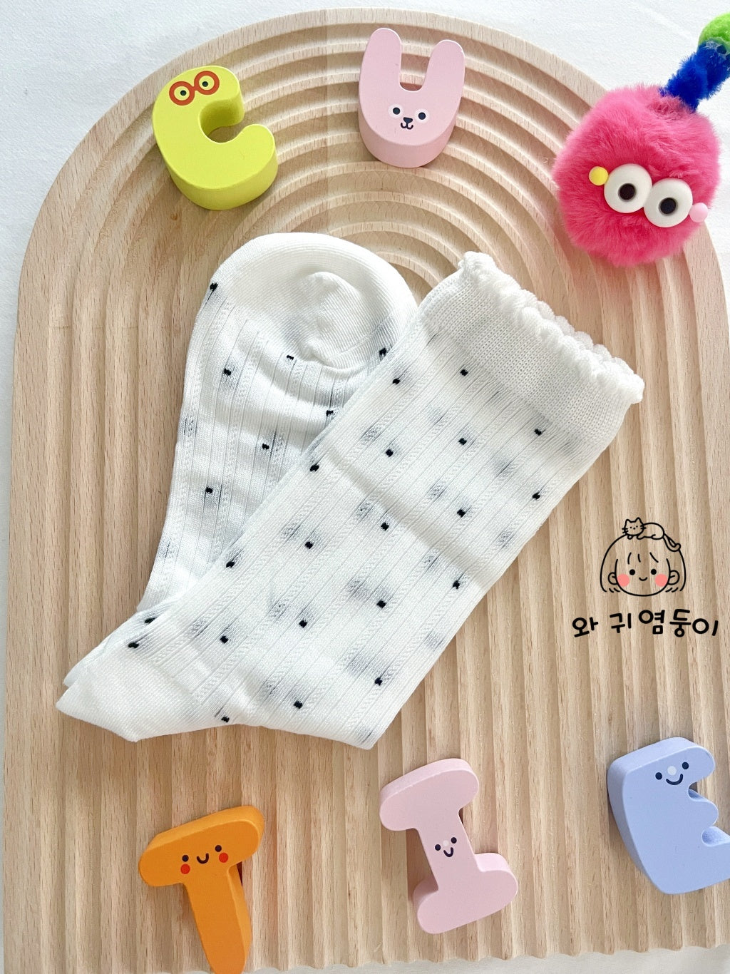 Furry Dotty socks