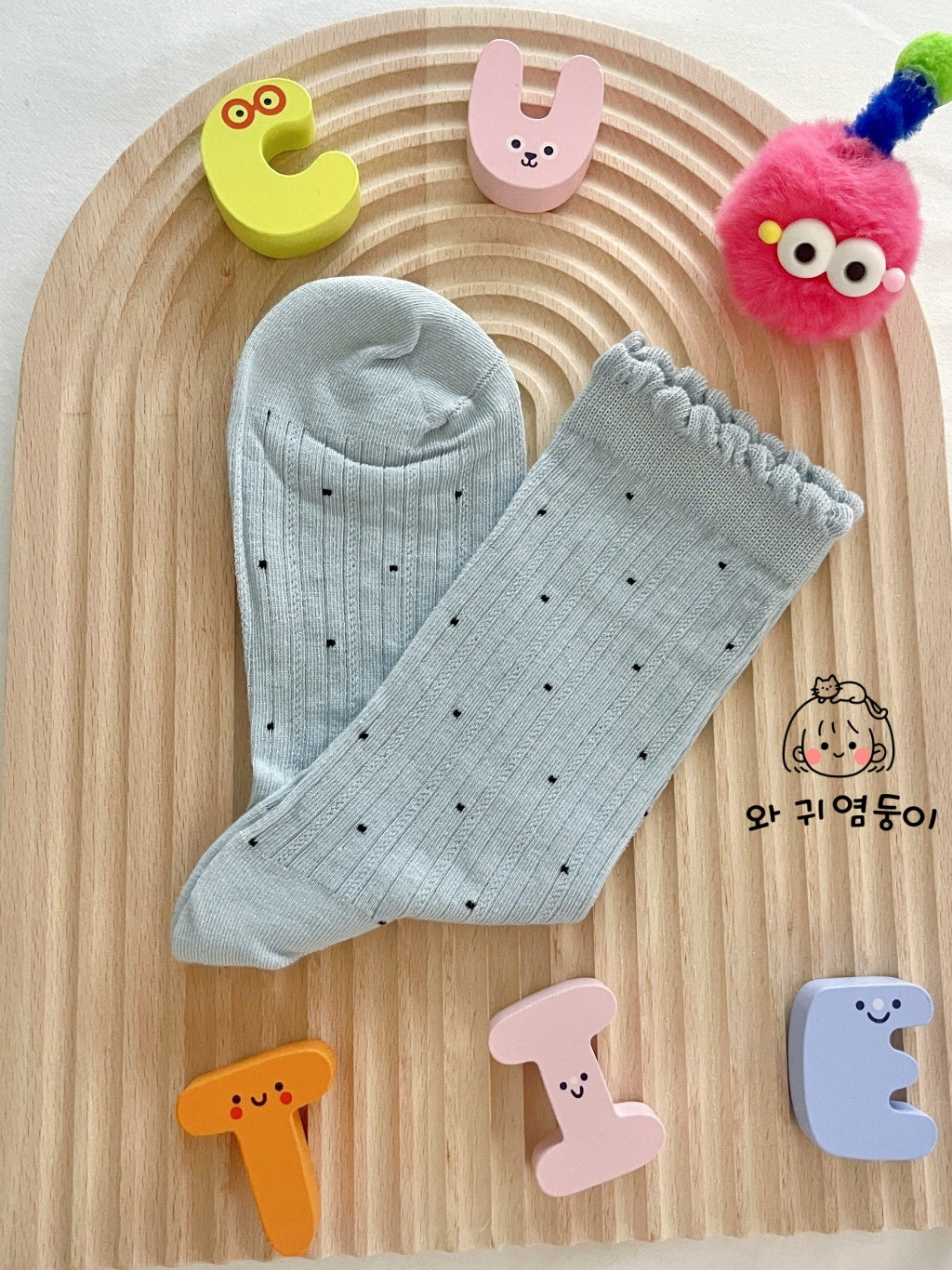 Furry Dotty socks