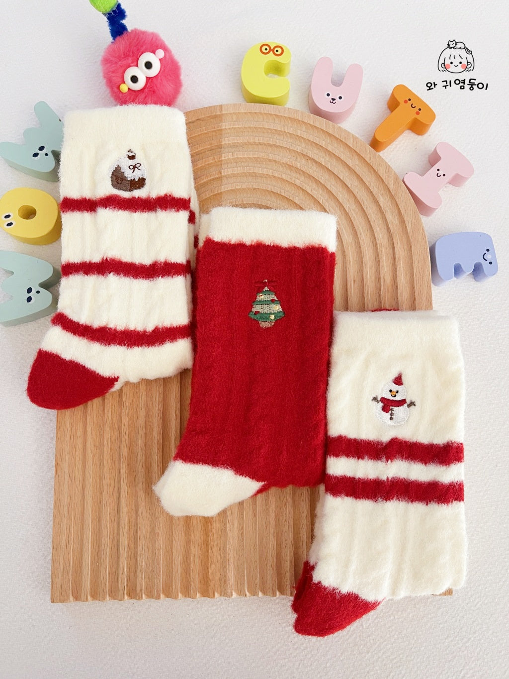 Small Icon Christmas Socks