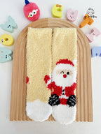 Fuzzy Christmas Socks