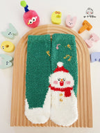 Fuzzy Christmas Socks